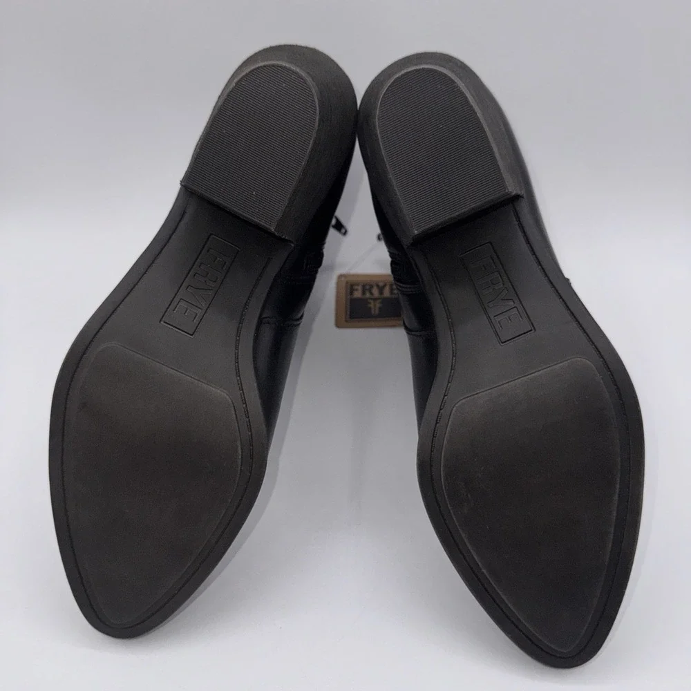 Frye Sandra Boots Women's Size 8.5 Black‎ Leather Bootie